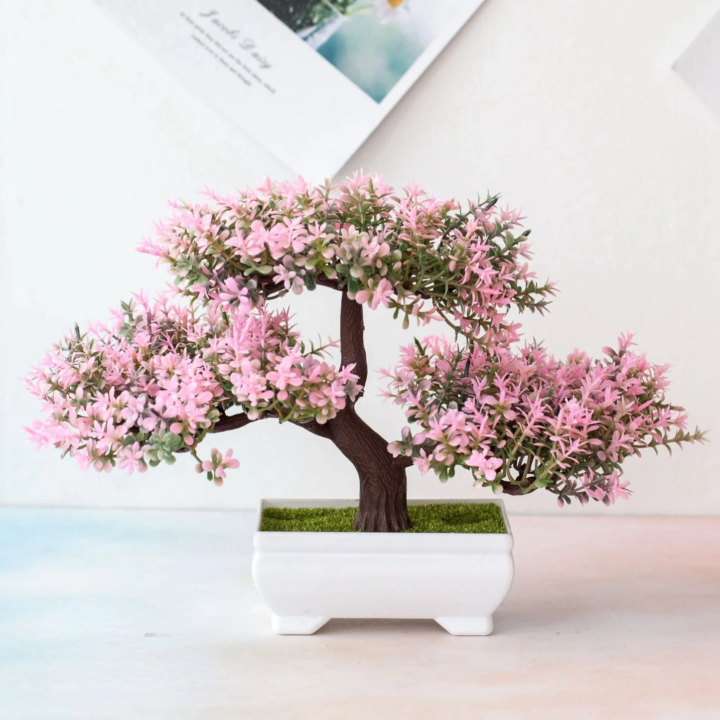 Artificial Plant Bonsai Plastic