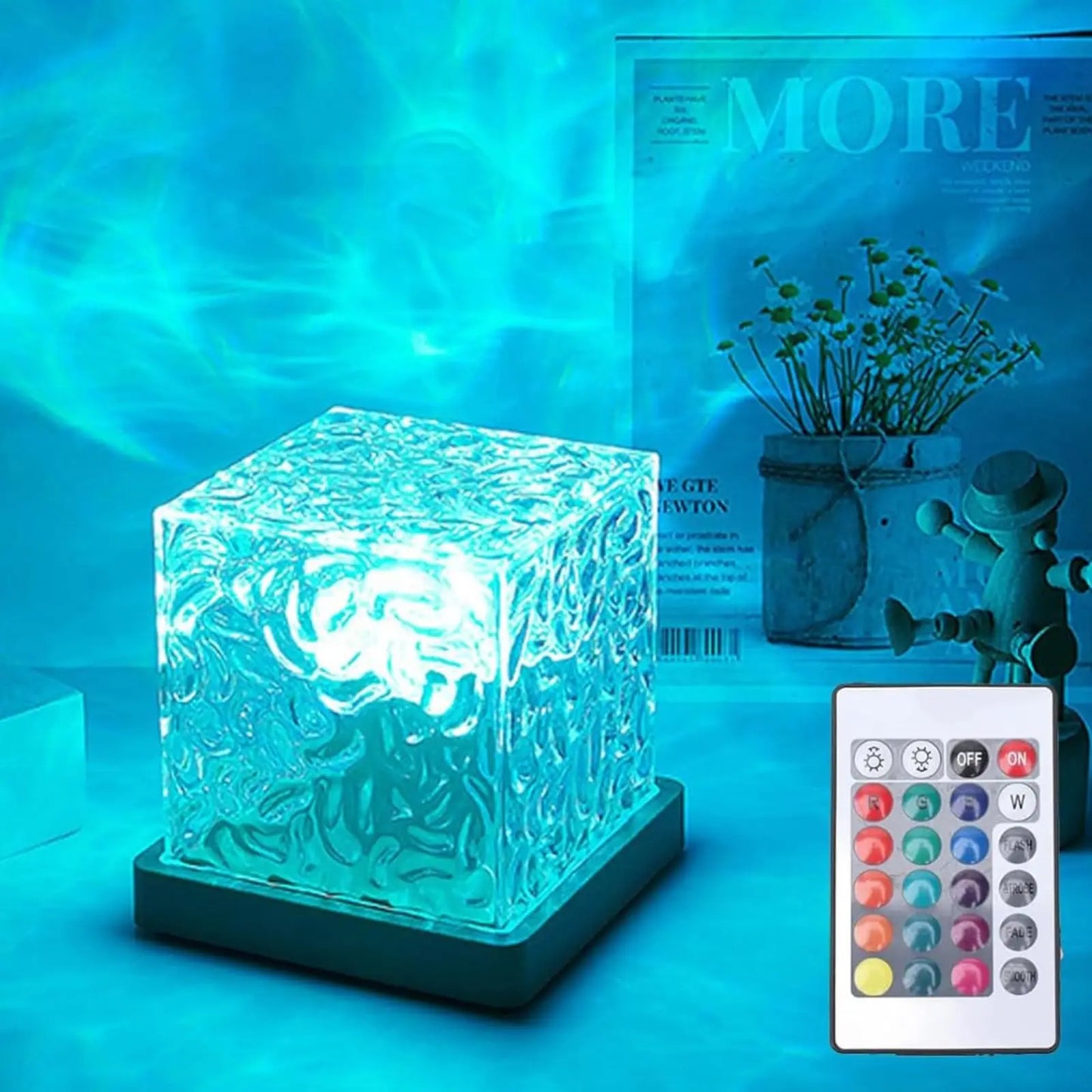 AquaGlow Aura - 16 Color Ocean Wave Projector